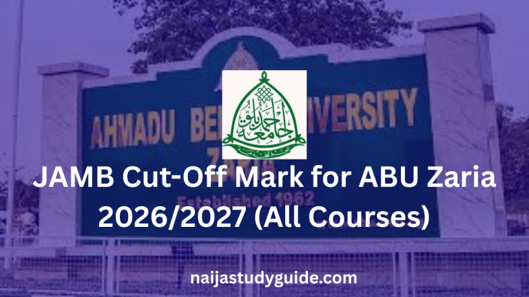 Read more about the article JAMB Cut-Off Mark for ABU Zaria 2026/2027 (All Courses)