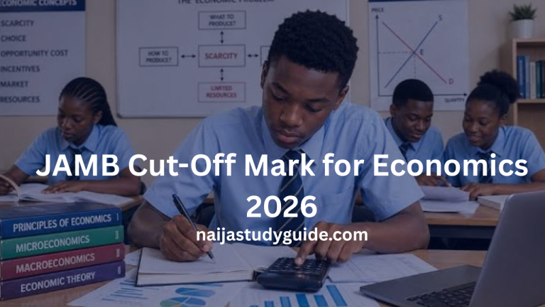 Read more about the article JAMB Cut-Off Mark for Economics 2026